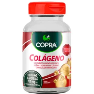 Colágeno com Vitaminas e Minerais Copra 60 Cápsulas