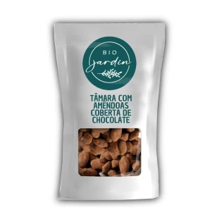 TÂMARA COM AMÊNDOAS COBERTA DE CHOCOLATE 72%