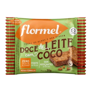 DOCE DE LEITE COM COCO ZERO AÇÚCAR (FLORMEL) - 20g