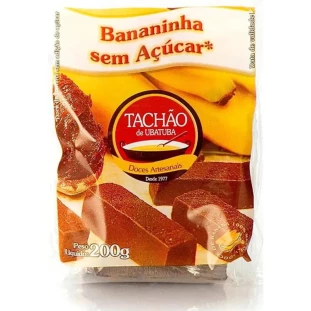 BANANINHA TACHÃO SEM ADIÇÃO DE AÇÚCAR 200g